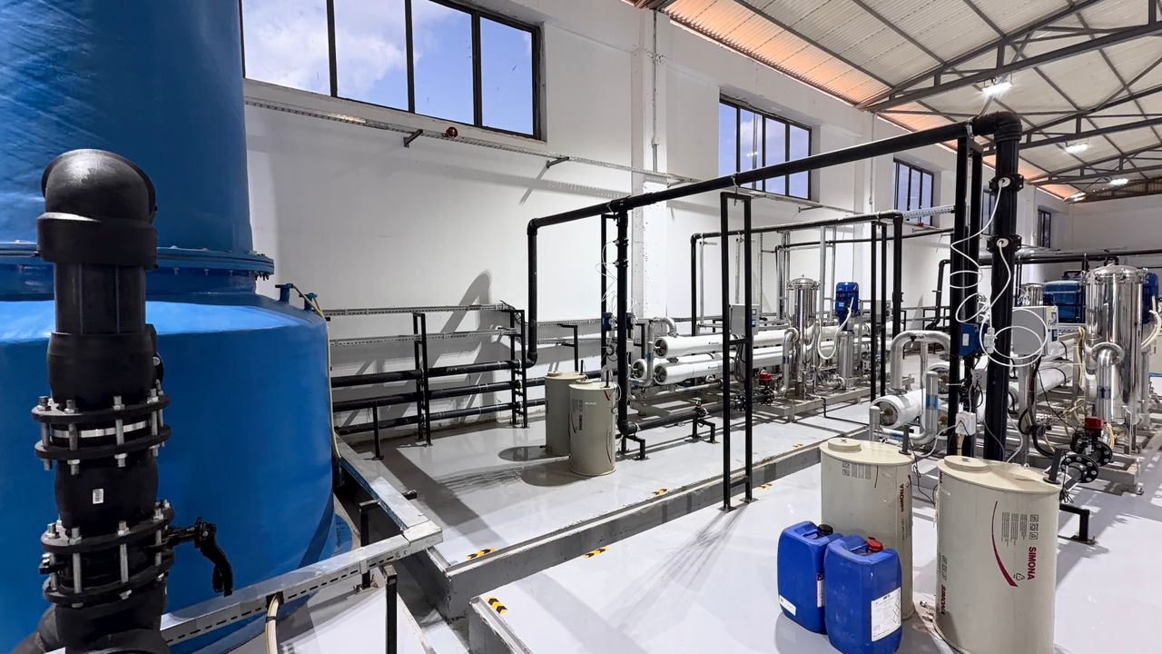 Aksa Energy water treatment plants Assembling.